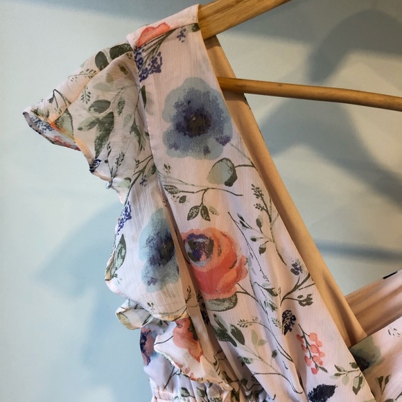 Jessica Simpson Ruffled Floral Dress - Picture 6 of 7